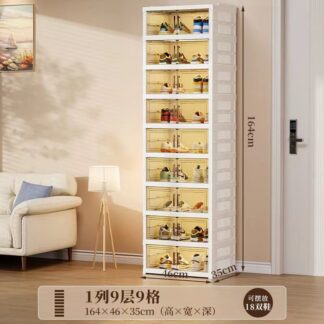 Foldable Shoe Box Rack