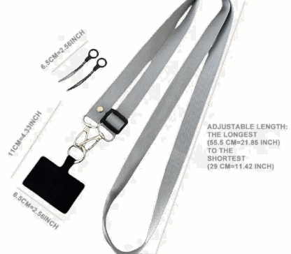 Nylon Phone Lanyard Adjustable - Image 6