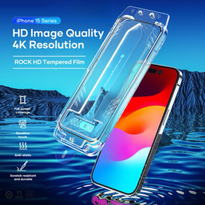 4K Ultra HD Tempered Glass Screen Protector with Kit. - Image 3