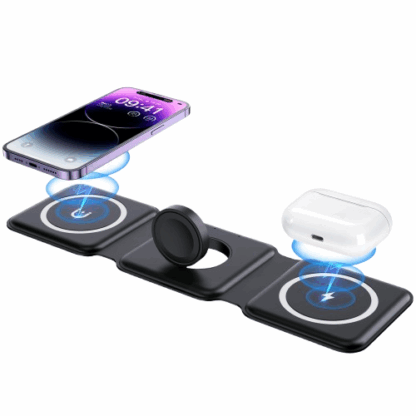 Magnetic Foldable 3-in-1 Wireless Charger - Image 9