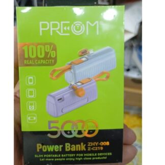 Preom Power Bank, 5000mah