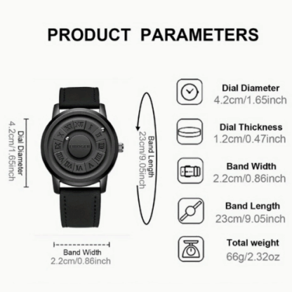 Quartz Watch, Roman Numerals Dial, Brand New - Image 4