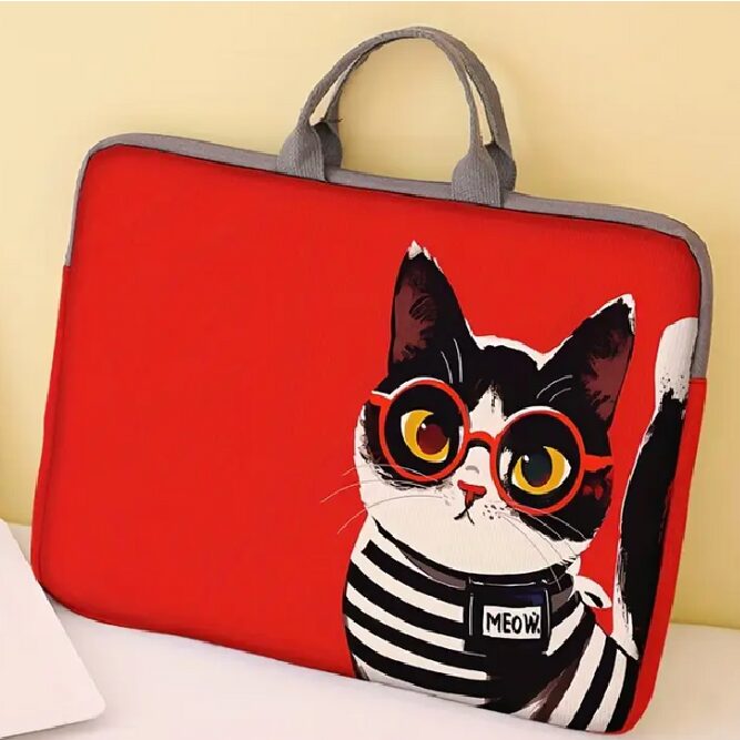 Laptop Bag MEOW, 11-14 inches, Brand New